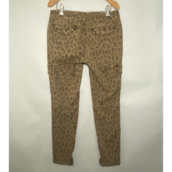 Frame Cargo Cheetah Skinny Pants Size 29 - Picture 4 of 10